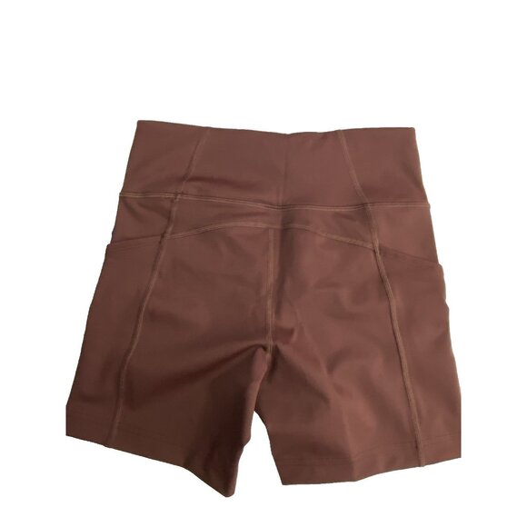 Brooks Women Size XXL Method 5” Short Tights Run Raisin Wicking 4 Way Stretch - Picture 3 of 9